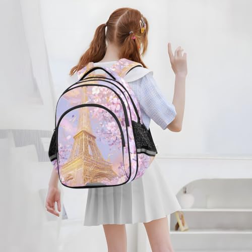 Sac pour tout-petits et cartable scolaire rose tendre pour enfant de 3 à 12 ans - 7