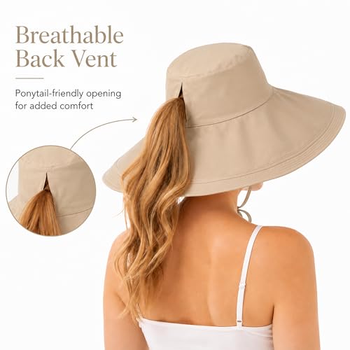 Sombrero de ala ancha reversible para mujer miniatura 5