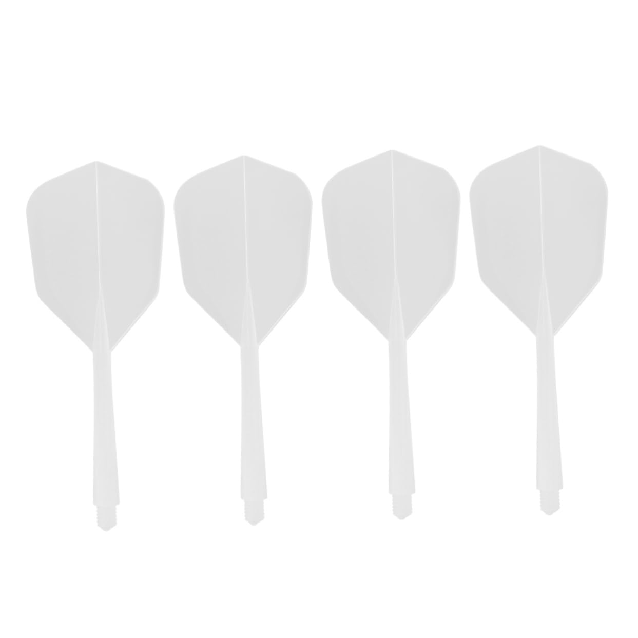 BCOATH Flights Set 4 Pcs Fine Thread Plastic Accessories White for Sports Enthusiasts Family Gatherings