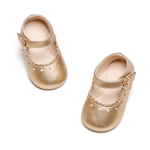 Image of PHIRAMIN Toddler Girl Mary Jane Dress Shoes-Little Girl School Uniform Shoes for Wedding Party