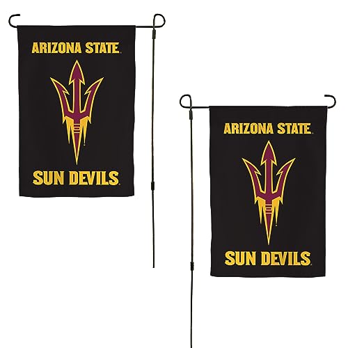 Desert Cactus Arizona State University ASU Garden Flag – 19 x 12 Inch Arizona State Sun Devils Banner, for Outdoor Display and Events (Design E)