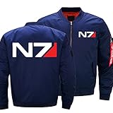 AURORAF Männer Jacken für N7 Zip Up Langarm Casual Outdoor Bomber Jacke Outwear Mäntel Uniformtops Track Jacke Windbreaker Sweatshirts Geschenk