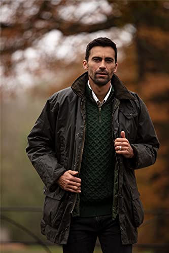 Walker and Hawkes Men's Wax 3-in-1 Greendale Jacket2