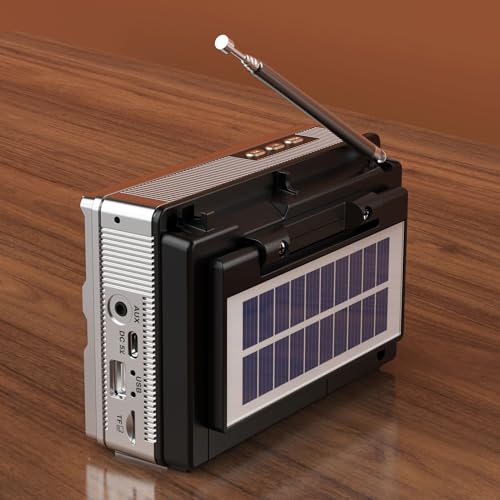 Radio solar portátil vintage AM FM PUSOKEI miniatura 7