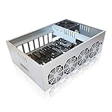 BTC-T37 Mining Rig 8 GPU Ethereum Mining Rig Complete System Bitcoin Miner Frame with Mining...