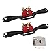Produktbild 2pcs 9 Inch Schweifhobel, Einstellbar Hobel, Schweifhobel, Holzbearbeitung Einstellbar Schneiden Kante Speiche Rasur Schabhobel Holz Handhobel mit 2 Austauschbare Klingen für Holzverarbeitung