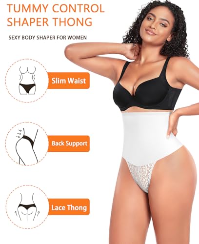Image of Womens Thong Shapewear Mid to High Waisted Shaper Thong WN0017