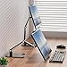 Upgrade Height Portable Monitor Stand for 4-17.3 Inch Screen, Tablet Stand Holder for iPad,Kindle, VESA Mount Monitor Stands, Universal Expandable Display Base Height Adjustable Up to 16.5''