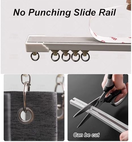 Dust-Proof Privacy Cabinet for Shelves & Closets, Short Kitchen Storage with Sliding Track, Green 120x70 cm, Perfect for Under Sink & Doorless Areas