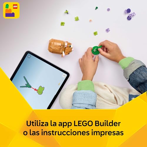 Miniatura 7 de Lego Creator 3en1 Lindo Hámster Con Flor - Figuras De Animales Transformables En Erizo O Águila De Juguete - Decoración Del Dormitorio - Regalo De Cumpleaños Para Niñas Y Niños De 7 Años - 31376