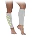 Gabor Fitness Graduated 20-25mm Hg Compression Running Leg Sleeves, Small, White