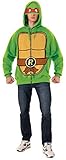 Rubie's Men's Teenage Mutant Ninja Turtles Adult Raphael Hoodie, Green, Standard