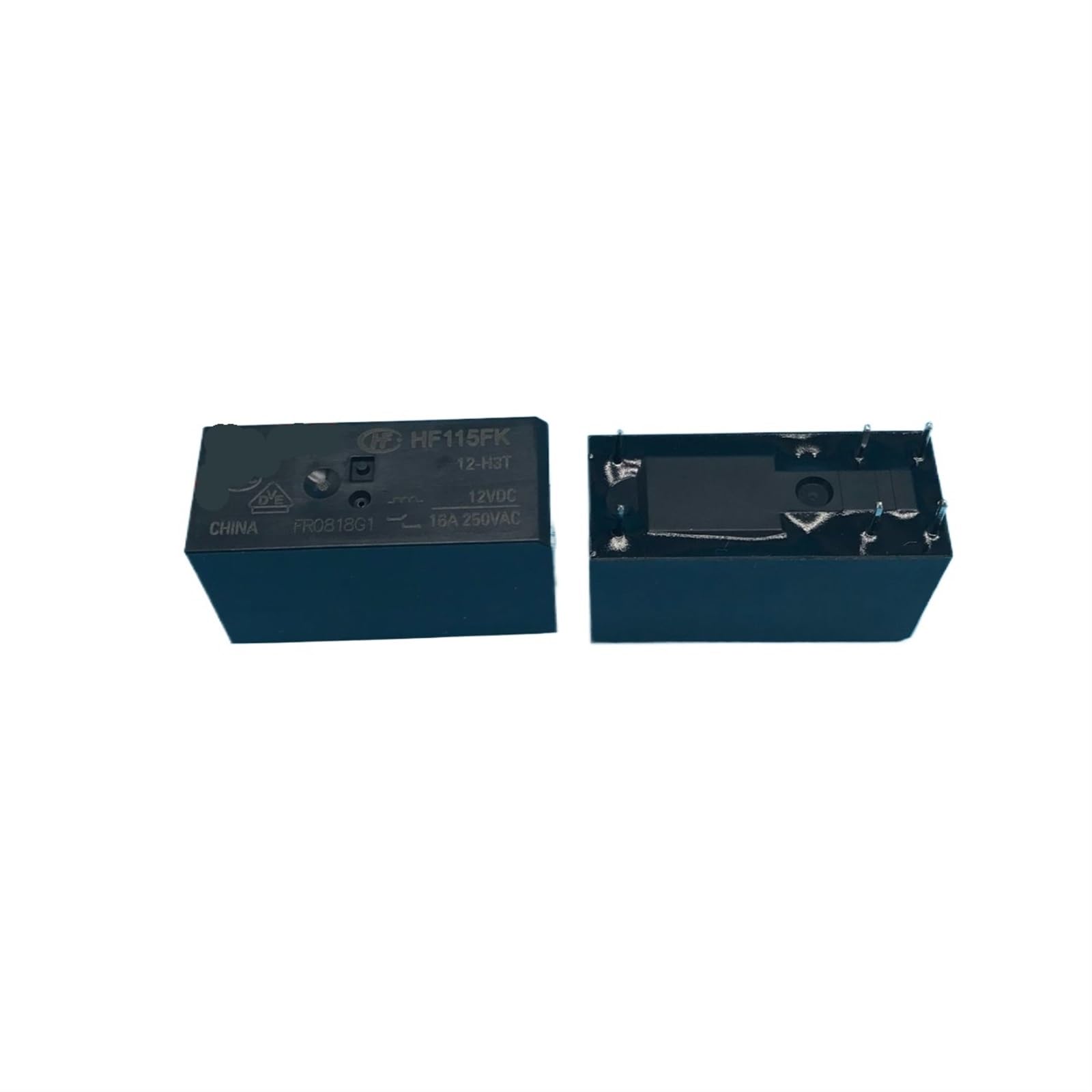 Relé HF115FK 24VDC 16A componente de control para automatización industrial 2 ud 4