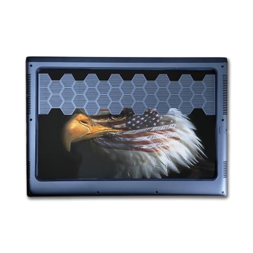 Image of Laptop Skin Compatible with Alienware M16 R2 (2024) - Eagle Eye - Premium 3M Vinyl Protective Wrap Decal Cover - Easy to Apply | Crafted in The USA by MightySkins