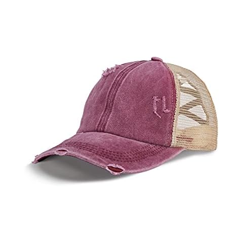 LIVACASA Gorra de Béisbol de Cola de Caballo Ajustable Cover