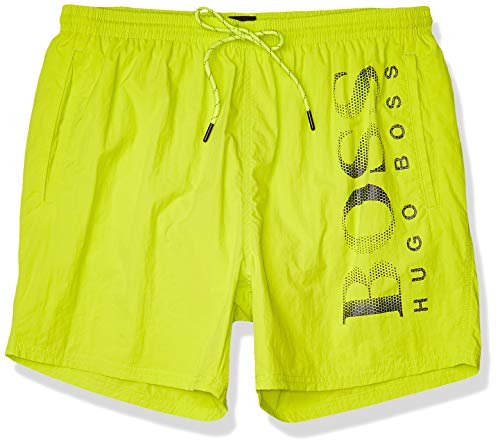Hugo Boss BOSS Men's Swim Trunks, Lime Green, XXL