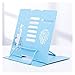 MGUOTP Serre-Livres de Bureau Serre-Livres Porte-Livre réglable en métal Support de Lecture pour Enfants Support de Livre Pliable et Supports pour manuels Lourd Étagères à Livres (Color : Girl Blue)