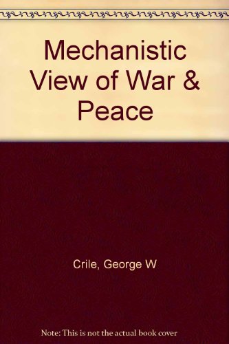 A mechanistic view of war and peace, B0006AHCFA Book Cover