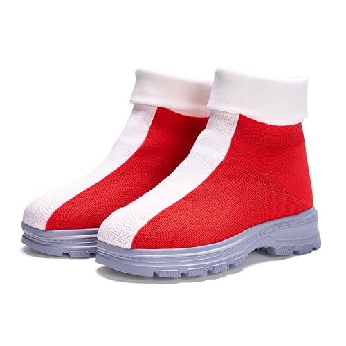 Red Shoes for Boys Girls Fashion Shoes Walking Running Shoes Costume Gift Shoes3