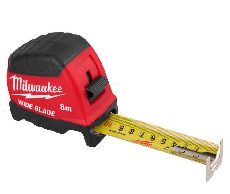 Milwaukee 4932499205 GEN II - Cinta métrica de hoja ancha (8 m)
