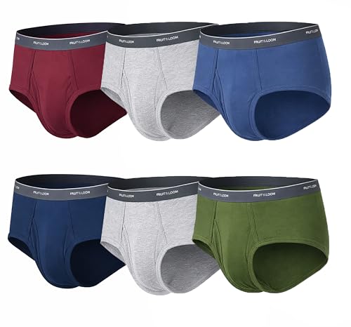 Image of Fruit of the Loom Men's Underwear Briefs, Tag Free & Moisture Wicking