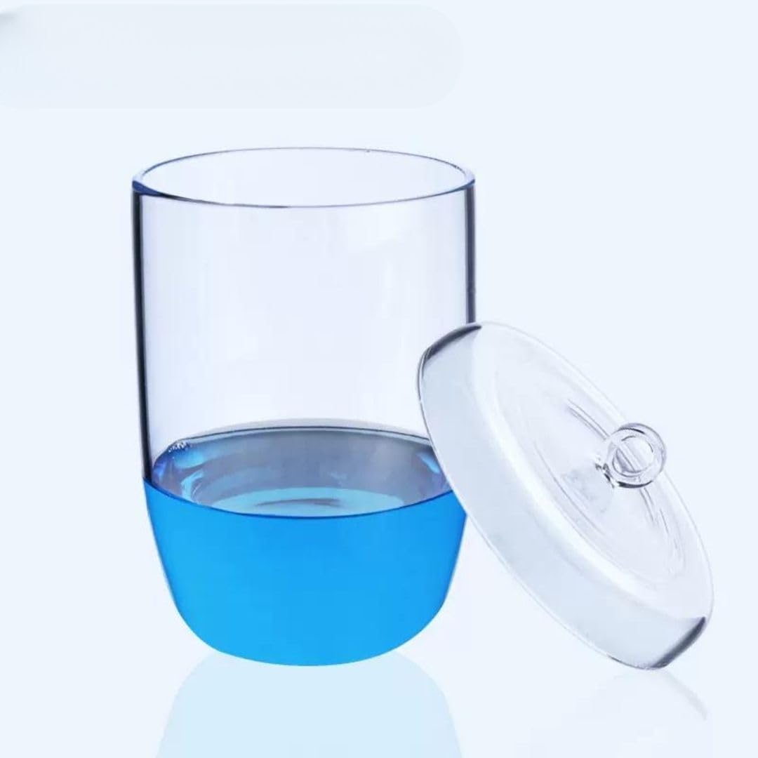 Tiegel aus Quarzglas mit Deckel – langlebiges Labortestgerät for die industrielle Analyse – 20 ml bis 2000 ml(150ml)