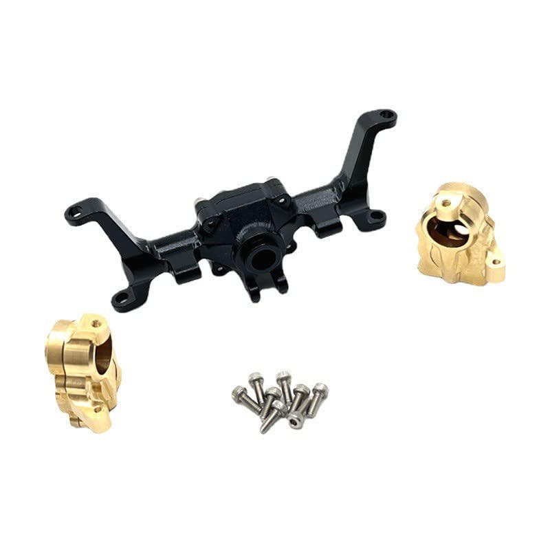 Boîtier d'essieu avant CNC en métal Xzeit 1/24 haute précision pour voiture RC