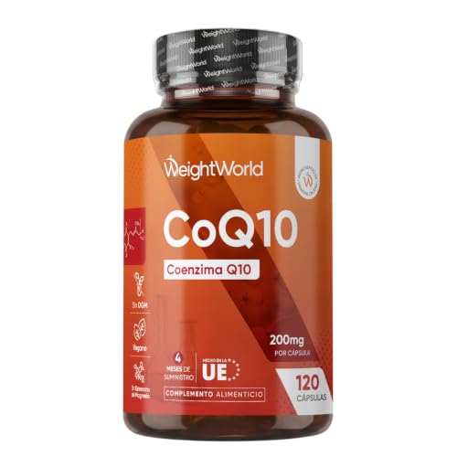 Coenzima Q10 200mg de Concentración 120 Cápsulas, Suministro de 4 Meses