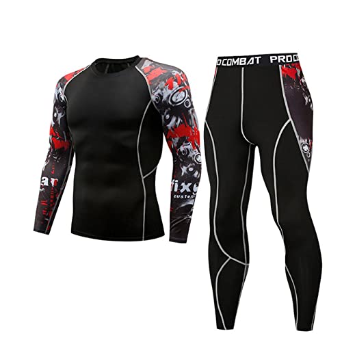 Fashion Boys Mens Compression Skin Tights Sports Long Shirts,All Sport Training Short Sleeve Tee Cotton Round Neck Short Tops (S, Multicolor)