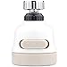 H&xy Faucet prevent splash head extender kitchen household tap water spray water can rotate sprinkler nozzle Adjustable aerator - short