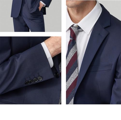 Men Suit (Blazer+Pants) Business Casual Slim-Fit Formal Dress Banquet Work English Style Evening Dress Suit2