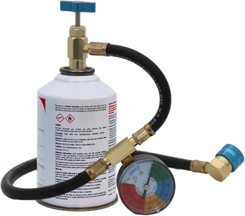 ZeroR® R1234YF Refrigerant Recharge Kit with 1 X 8oz R1234YF Can & 24