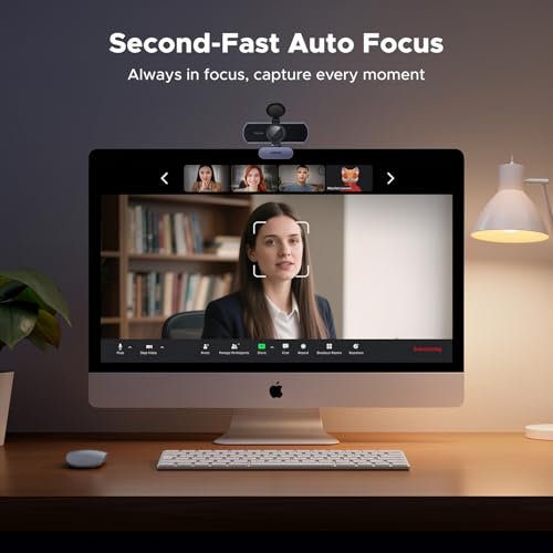 UGREEN 4K Webcam with Stereo Audio & Auto Light Correction - Image 5