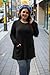 OFEEFAN Women Long Sleeve Sweaters Winter Tunic Tops to Wear with Leggings Black XL