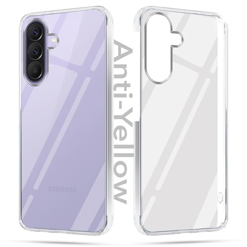Image of Jkobi Lifetime Anti-Yellow Clear Back Cover Case for Samsung Galaxy A57 5G (Sleek Hard Crystal | Shockproof and Camera Protection)