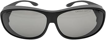 CO2 Laser Safety Glasses Protective Goggles Eyewear Laser Eye Protection 10600nm OD4 for CO2 Laser Engraver Cutter CE Certificated TCO2-4