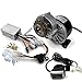 L-faster Freewheel 250W Electric Engine Gear Reduction with Bicycle Freewheel Sprocket 16T Brushed Controller with Thumb Accelerator (24V 250W kit)