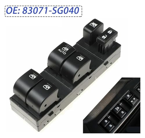 Bouton lève-vitre électrique Forester 14-16 commande fluide 83071 - 7