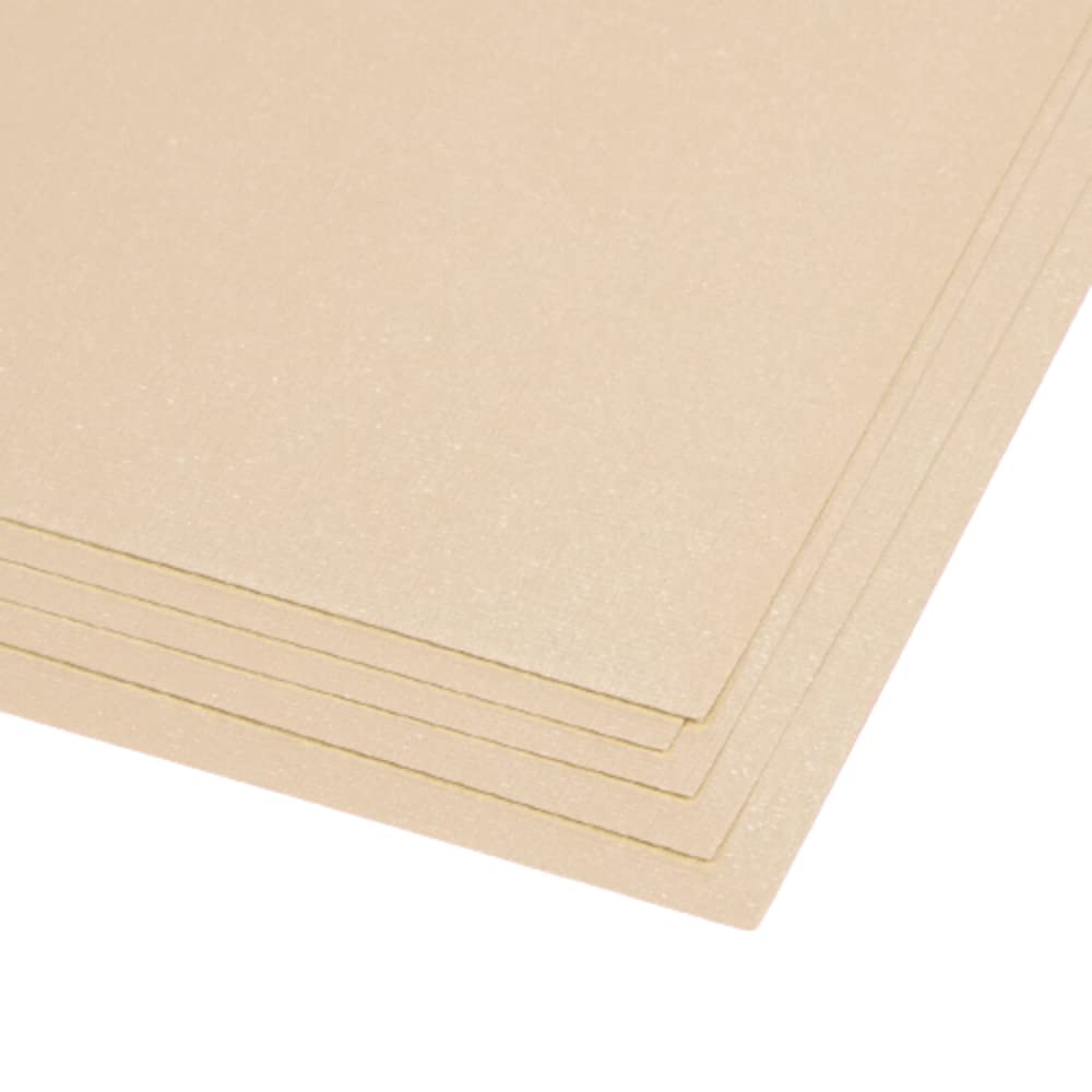 Craftelier - Set of 5 Boxes of Textured Canvas, 30 x 30 cm, Ivory, Pearl, Ivory pearl, 30x30cm