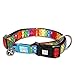 Max & Molly Smart ID Dog Collar, Neoprene Padded Dog Collar with Personalized Pet Profile Smart ID QR-Tag, Waterproof & Machine Washable Collars for Small Dogs, (Neck Size 9-14â€) Jelly Bears