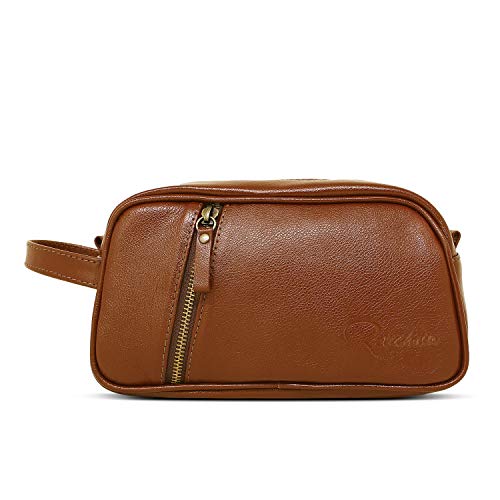 Necessaire de Couro Texas - Caramelo