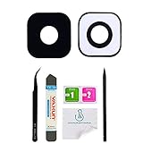 Omnirepairs-For HTC One M9 Rear Facing Glass Camera Lens Cover Replacement (2-Sets) with Pre-cut Adhesive and Toolkit