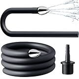 Sadodo Lange Silikon Analdusche für Analverkehr mit 4 Löcher,Einlauf Duschkopf Anal-Spülung Anal Dusche Vaginal Frau Intimduschen Klistier Enemator Irrigator Darmspülung für Frauen Männer (50cm)