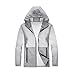 Vêtements d'été ultra-fins pour homme à capuche d'extérieur, gris, X-Large
