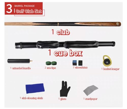 Taco de Billar Snooker Profesional 145 cm miniatura 2