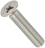 Small Parts 18-8 Stainless Steel Machine Screw, Plain Finish, Flat Head, Phillips Drive, Meets ASME B18.6.3, 3/4' Length, Fully Threaded, #10-32 UNF Threads (Pack of 100)