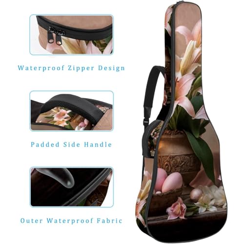 Sac pour guitare acoustique rose pour transporter votre musique au quotidien - 4