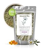 Nelson's Tea - California Poppy - Cut & Sifted - Loose Leaf - Herbal Tea - 4 Oz