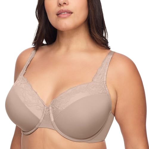 Image of Olga Women's Plus Size Cloud 9 Underwire Contour Lace Bra