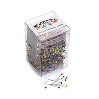 50 Spilli Con Testa Di Vetro Leone Dell'Era - 0.80x50mm Per Cucito E Craft - Foto 4